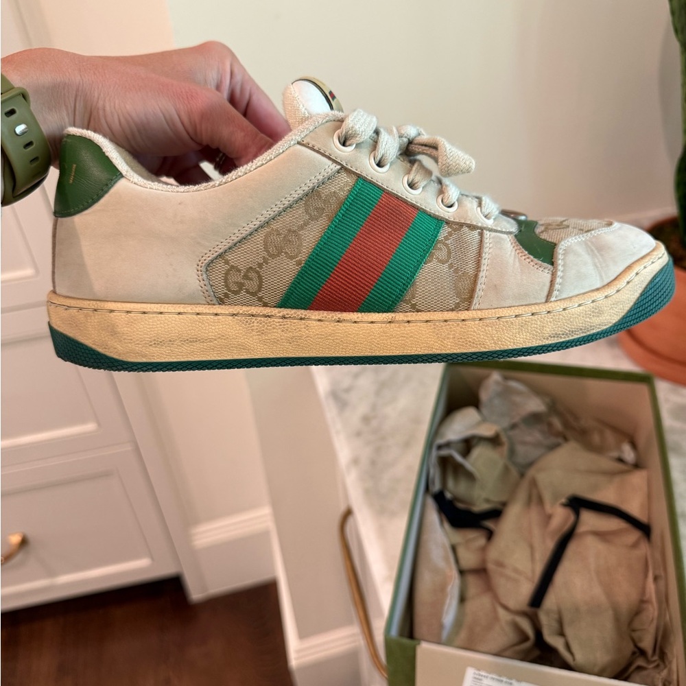 Gucci Women’s Screener Sneakers - Picture 2 of 7